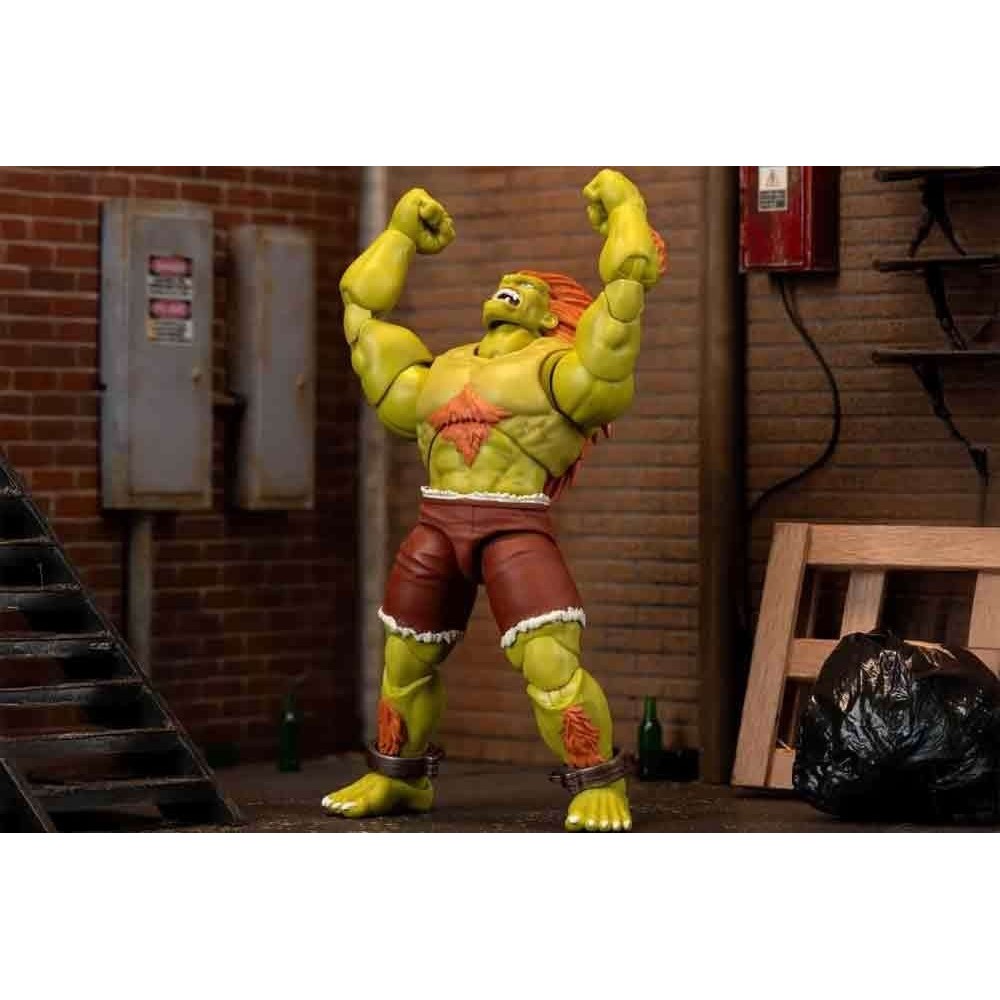 JADA TOYS ULTRA STREET FIGHTER II BLANKA PVC DELUXE ACTION FIGURE