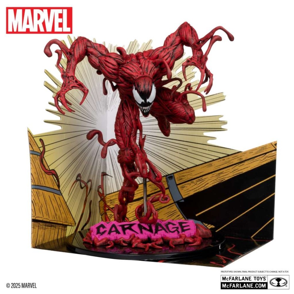 MC FARLANE MARVEL COLLECTION PVC STATUE CARNAGE (AMAZING SPIDER-MAN 362) 1/10 STATUE PVC FIGURE