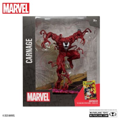 MC FARLANE MARVEL COLLECTION PVC STATUE CARNAGE (AMAZING SPIDER-MAN 362) 1/10 STATUE PVC FIGURE