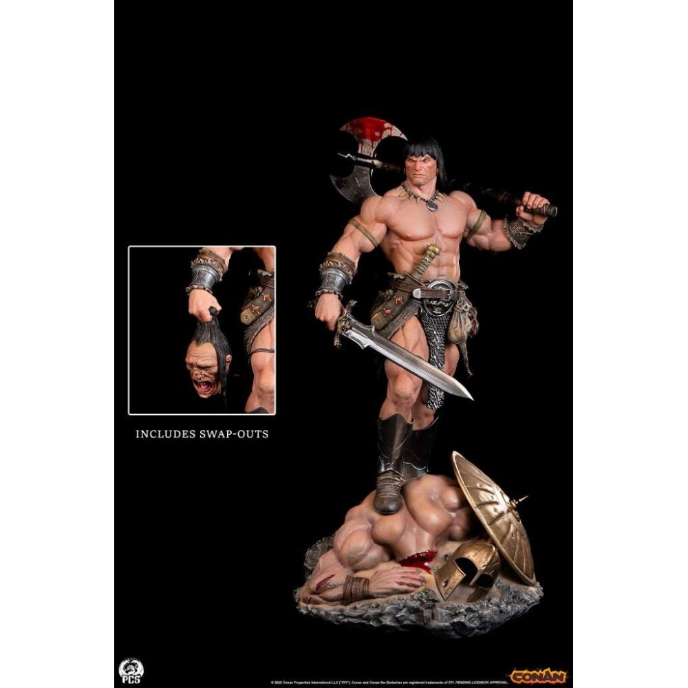PCS PREMIUM COLLECTIBLES STUDIOS CONAN 1:4 SCALE RESIN STATUE FIGURE