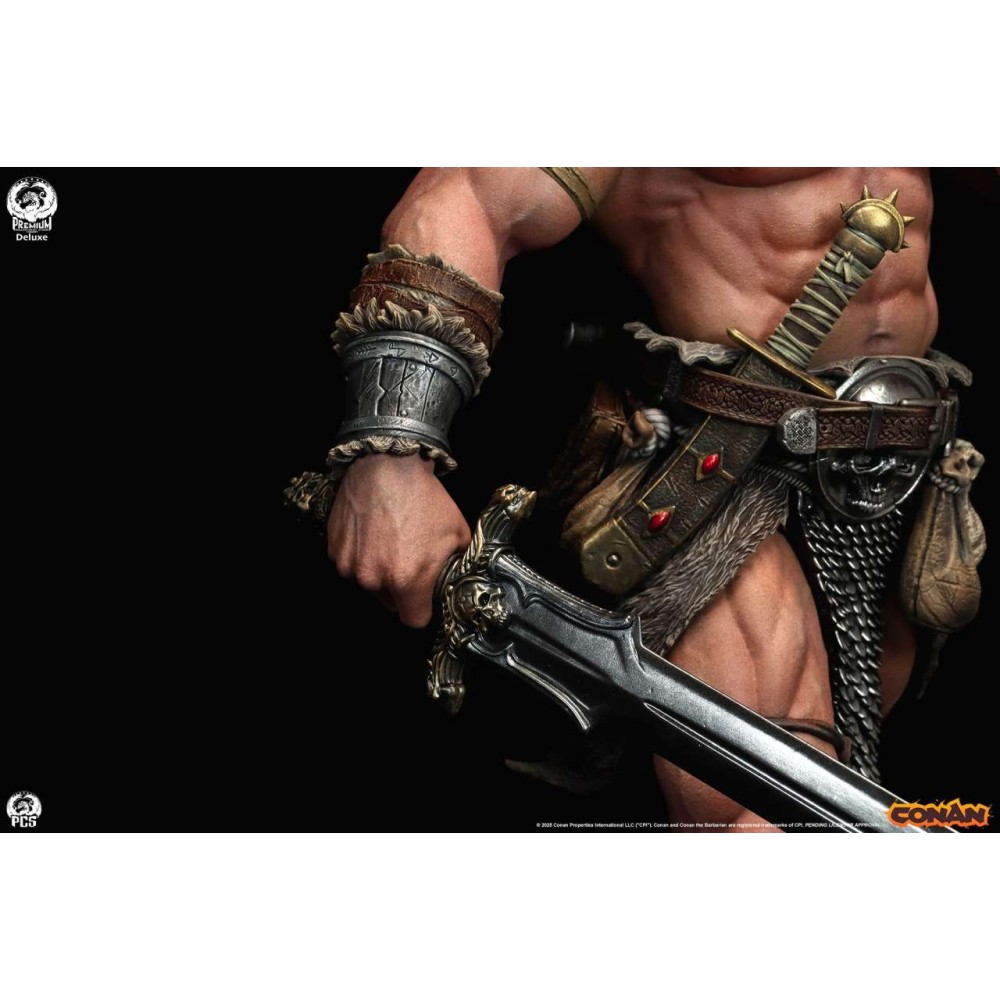 PCS PREMIUM COLLECTIBLES STUDIOS CONAN 1:4 SCALE RESIN STATUE DELUXE VERSION FIGURE