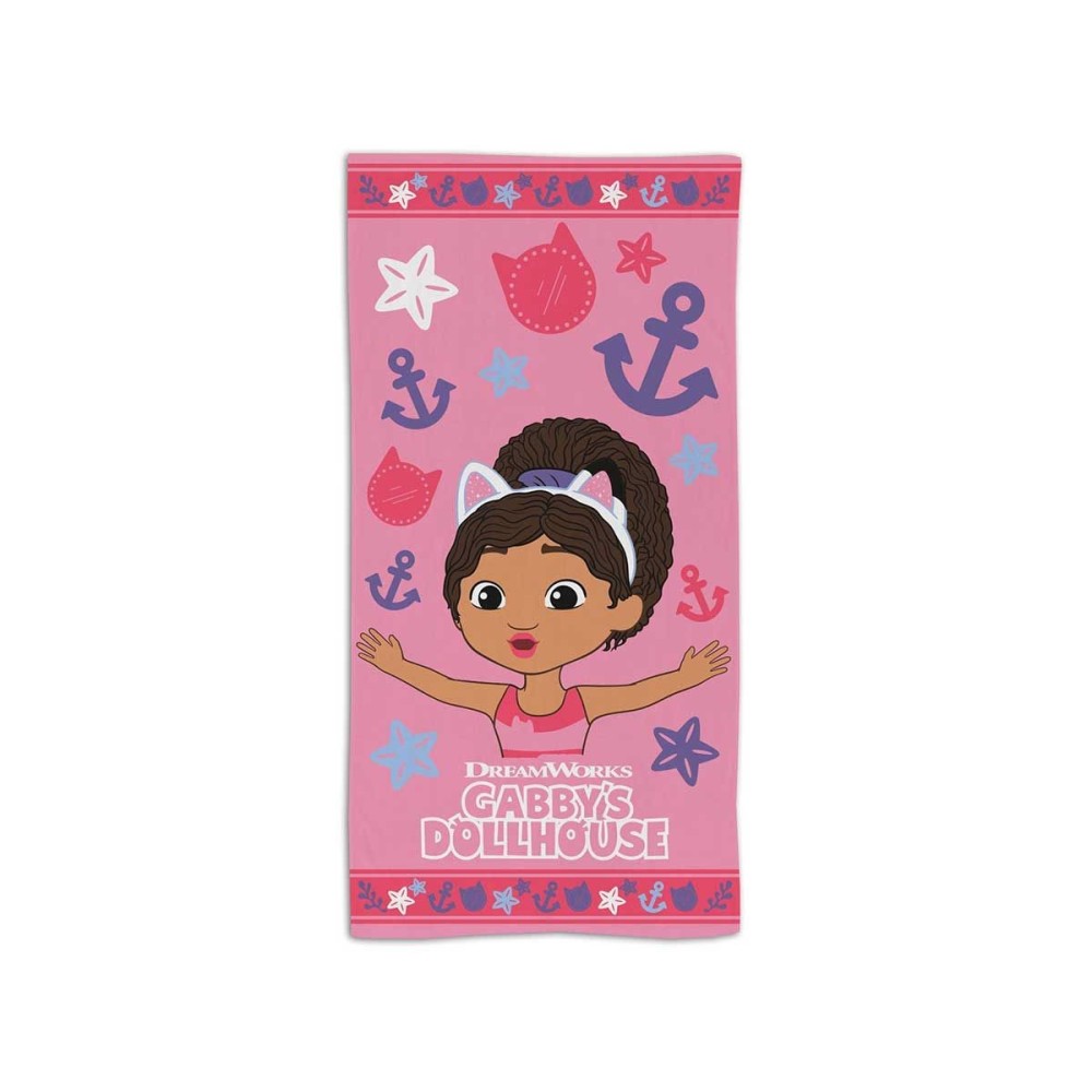 DISNEY GABBY'S DOLLHOUSE BEACH BATH TOWEL