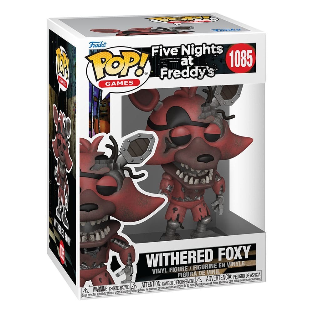 FUNKO POP! FIVE NIGHTS AT FREDDY'S WITHERED FOXY BOBBLE HEAD KNOCKER FIGURE FUNKO