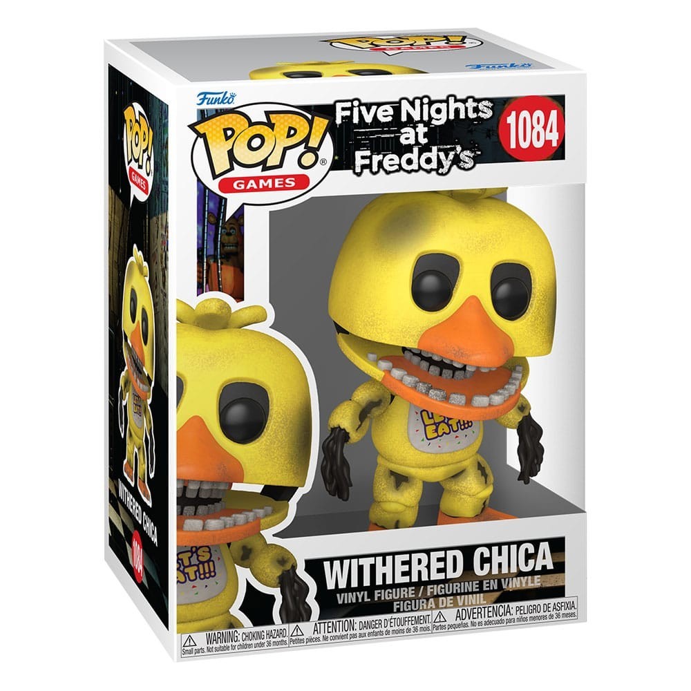 FUNKO POP! FIVE NIGHTS AT FREDDY'S WITHERED CHICA BOBBLE HEAD KNOCKER FIGURE FUNKO