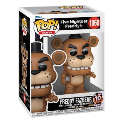 FUNKO POP! FIVE NIGHTS AT FREDDY'S FREDDY 10 YEARS BOBBLE HEAD KNOCKER FIGURE FUNKO