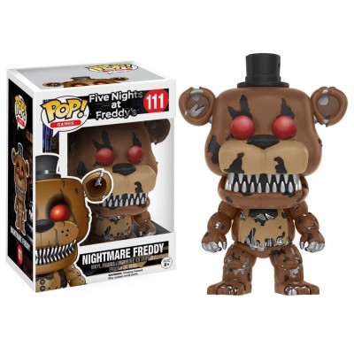 FUNKO POP! FIVE NIGHTS AT FREDDY'S NIGHTMARE FREDDY BOBBLE HEAD KNOCKER FIGURE FUNKO