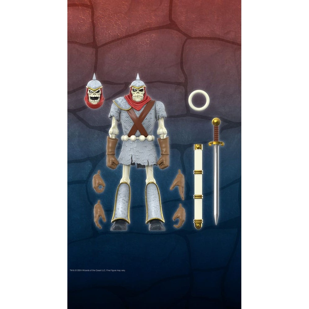 DUNGEONS AND DRAGONS ULTIMATES DEKKION THE SKELETON WARRIOR ACTION FIGURE SUPER7