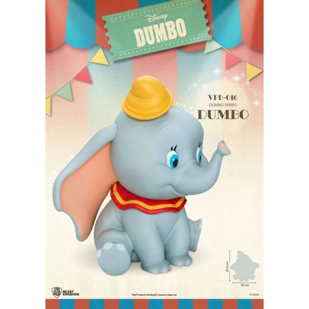 BEAST KINGDOM DISNEY DUMBO PVC FIGURAL MONEY BANK