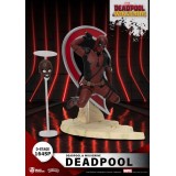 D-STAGE DEADPOOL & WOLVERINE DEADPOOL + HEADPOOL STATUA FIGURE DIORAMA BEAST KINGDOM