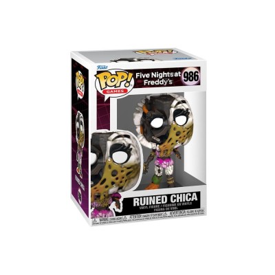 FUNKO POP! FIVE NIGHTS AT FREDDY'S RUINED CHICA BOBBLE HEAD KNOCKER FIGURE FUNKO