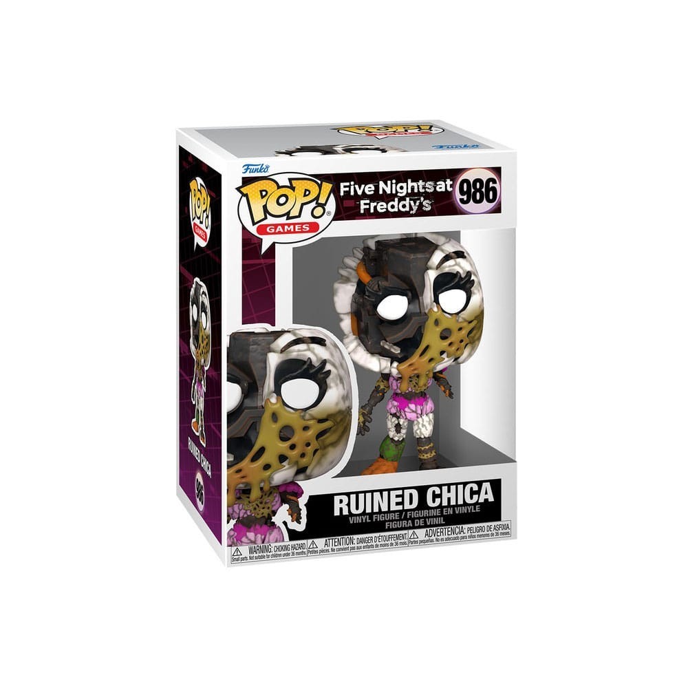 FUNKO POP! FIVE NIGHTS AT FREDDY'S RUINED CHICA BOBBLE HEAD KNOCKER FIGURE FUNKO