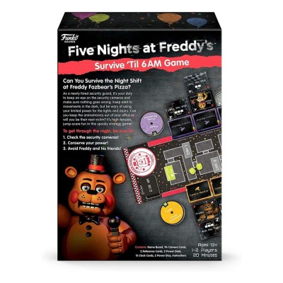 FUNKO FIVE NIGHTS AT FREDDY'S SURVIVE 'TIL 6AM BOARDGAME