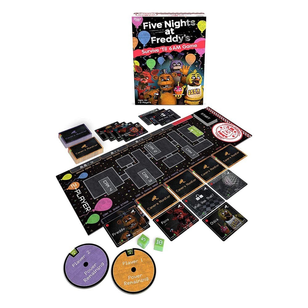 FUNKO FIVE NIGHTS AT FREDDY'S SURVIVE 'TIL 6AM BOARDGAME