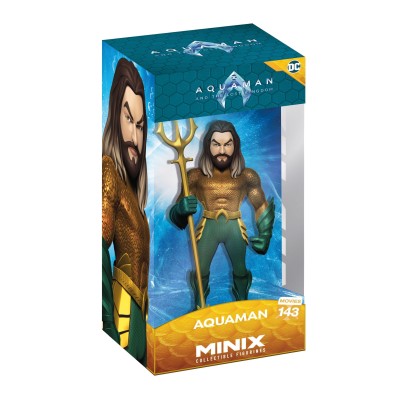 DC AQUAMAN AND THE LOST KINGDOM AQUAMAN MINIX COLLECTIBLE FIGURINE FIGURE NOBLE COLLECTIONS