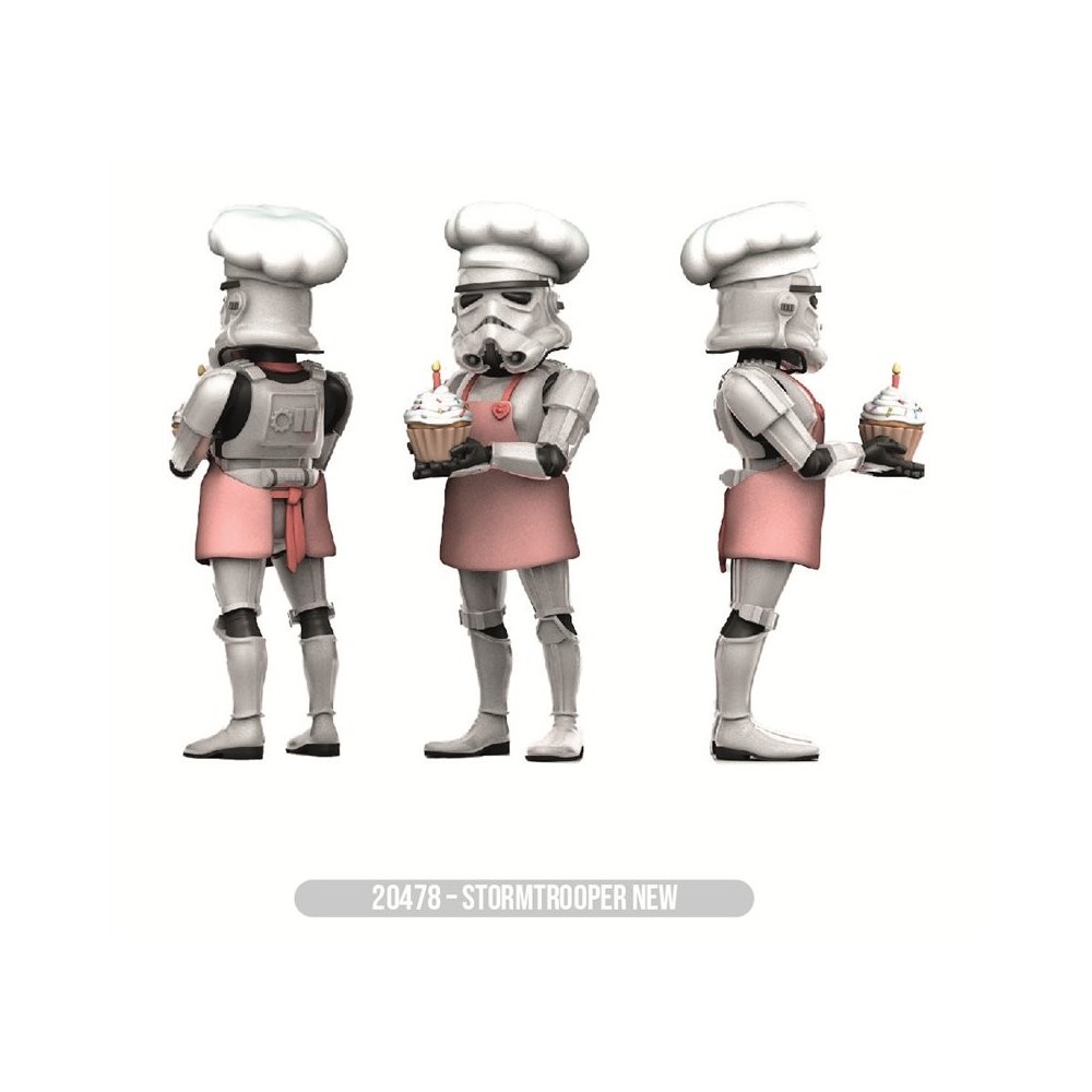 NOBLE COLLECTIONS STAR WARS BIRTHDAY STORMTROOPER MINIX COLLECTIBLE FIGURINE