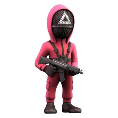 NOBLE COLLECTIONS SQUID GAME MASKED SOLDIER MINIX COLLECTIBLE FIGURINE FIGURE