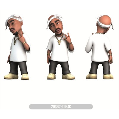 TUPAC SHAKUR MINIX COLLECTIBLE FIGURINE FIGURE NOBLE COLLECTIONS