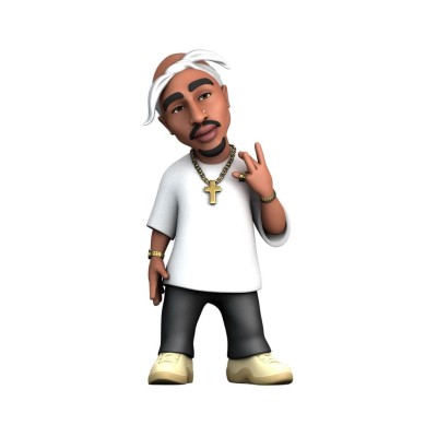 TUPAC SHAKUR MINIX COLLECTIBLE FIGURINE FIGURE NOBLE COLLECTIONS