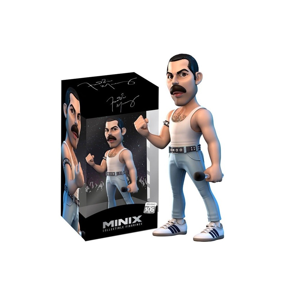 FREDDIE MERCURY MINIX COLLECTIBLE FIGURINE FIGURE NOBLE COLLECTIONS