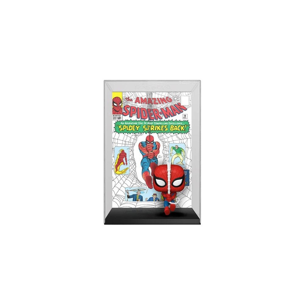 FUNKO FUNKO POP! COMICS COVER SPIDER-MAN BOBBLE HEAD FIGURE