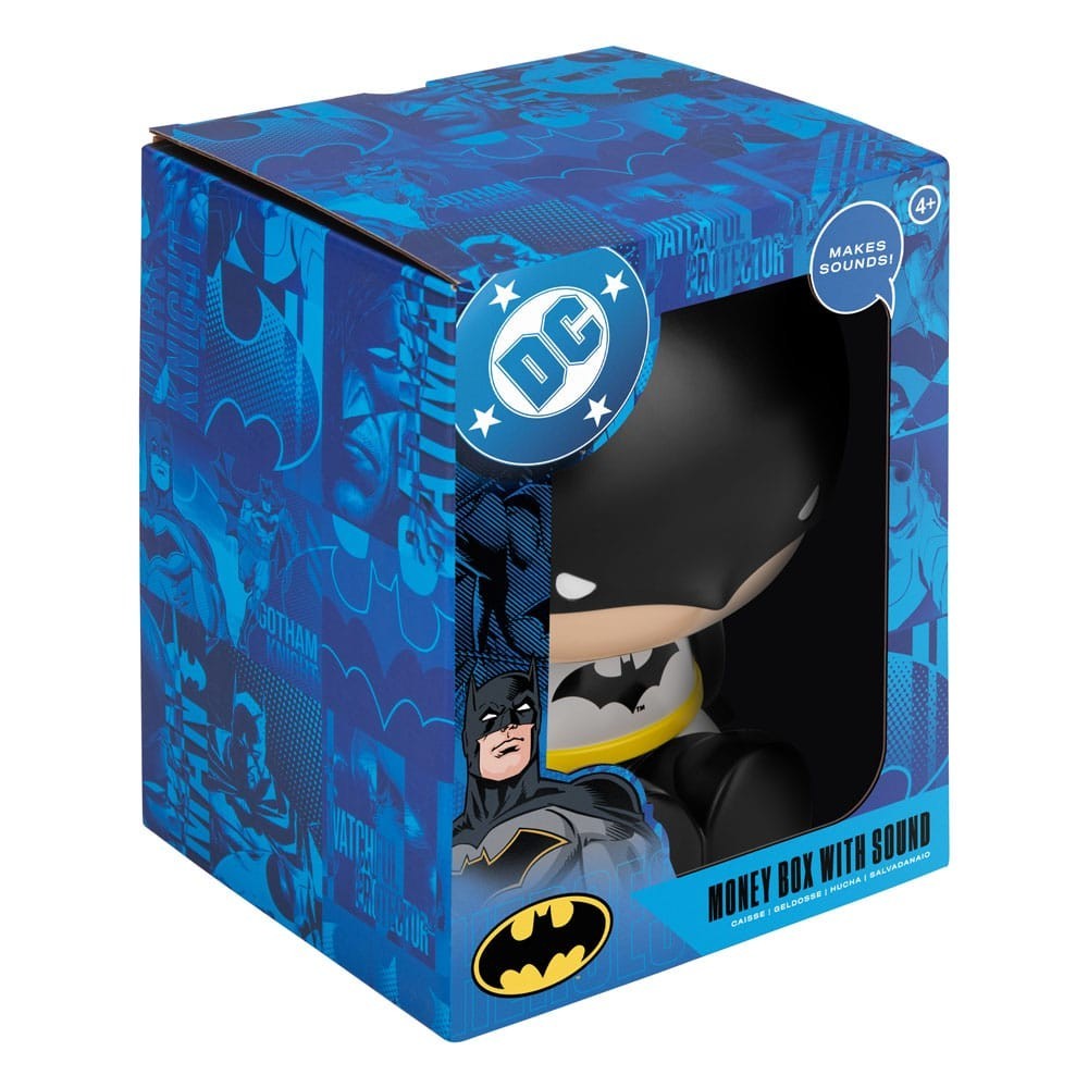 PALADONE PRODUCTS BATMAN CHIBI MONEY BANK WITH SOUNDS PVC FIGURE