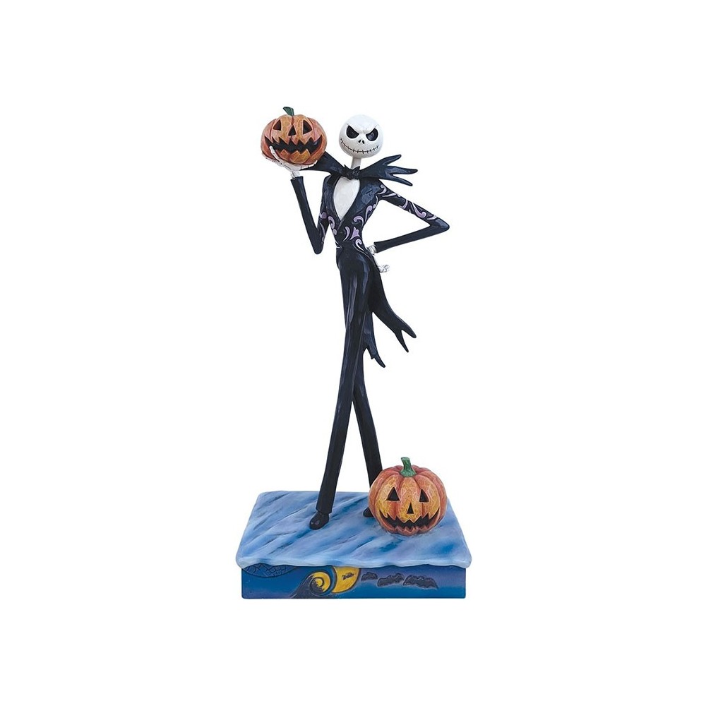 THE NIGHTMARE BEFORE CHRISTMAS JACK SKELLINGTON PUMPKIN STATUA FIGURE ENESCO