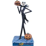 THE NIGHTMARE BEFORE CHRISTMAS JACK SKELLINGTON PUMPKIN STATUA FIGURE ENESCO