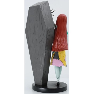 THE NIGHTMARE BEFORE CHRISTMAS JACK AND SALLY COFFIN STATUA FIGURE ENESCO