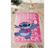AYMAX DISNEY STITCH HEART BEACH BATH TOWEL 140X70CM