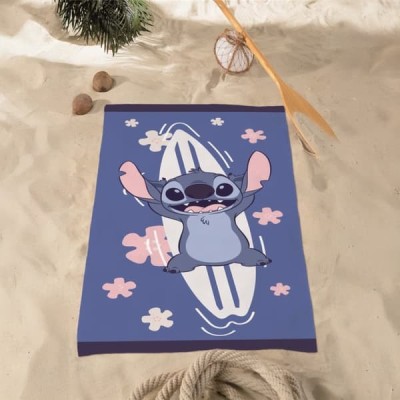DISNEY STITCH SURF TELO ASCIUGAMANO 140X70CM AYMAX