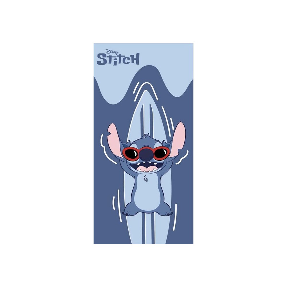 AYMAX DISNEY STITCH SURF GLASSES BEACH BATH TOWEL 140X70CM