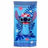 AYMAX DISNEY STITCH FLOWERS BEACH BATH TOWEL 140X70CM