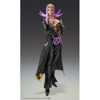 MEDICOS ENTERTAINMENT JOJO BIZARRE ADVENTURE LEONE ABBACCHIO BLACK VERSION CHOZOKADO PVC ACTION FIGURE