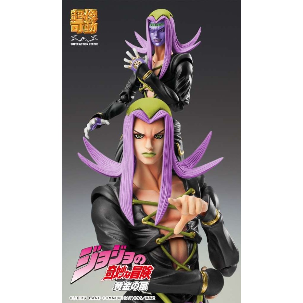 JOJO BIZARRE ADVENTURE LEONE ABBACCHIO BLACK VER. CHOZOKADO ACTION FIGURE MEDICOS ENTERTAINMENT