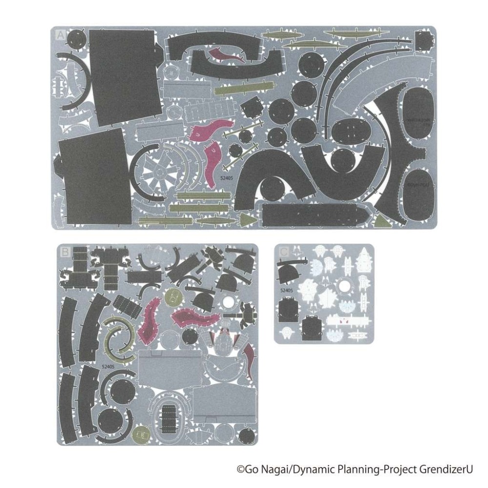 PLEX GRENDIZER U METALLIC NANO PUZZLE MAZINGER Z MODEL KIT