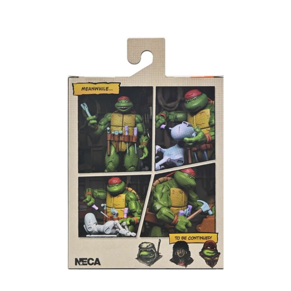 NECA TMNT NINJA TURTLES MIRAGE COMICS HANDYMAN DONATELLO PVC ACTION FIGURE