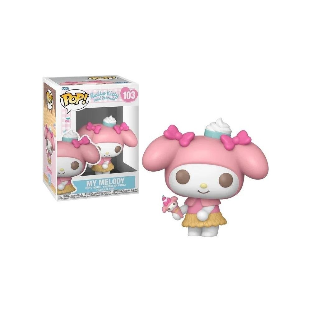 FUNKO POP! HELLO KITTY AND FRIENDS 103 MY MELODY BOBBLE HEAD KNOCKER FIGURE FUNKO