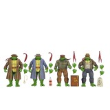 NECA TEENAGE MUTANT NINJA TURTLES MIRAGE COMICS GANGSTER TURTLES 4-PACK PVC ACTION FIGURES