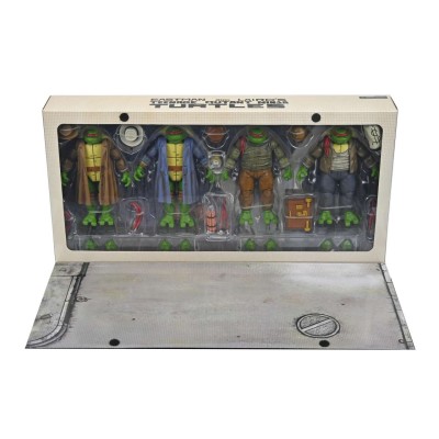 NECA TEENAGE MUTANT NINJA TURTLES MIRAGE COMICS GANGSTER TURTLES 4-PACK PVC ACTION FIGURES