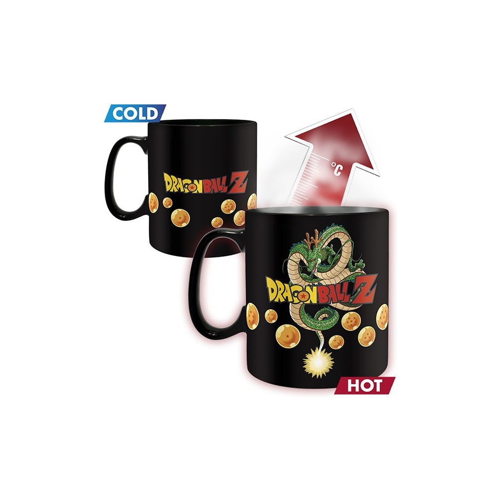 DRAGON BALL Z GOKU SHENRON TAZZA CAMBIACOLORE ABYSTYLE