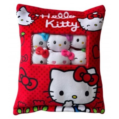 LYO HELLO KITTY PILLOW WITH MINI PLUSH 30X38CM