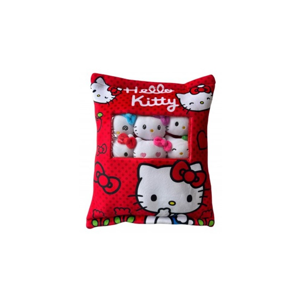 LYO HELLO KITTY PILLOW WITH MINI PLUSH 30X38CM