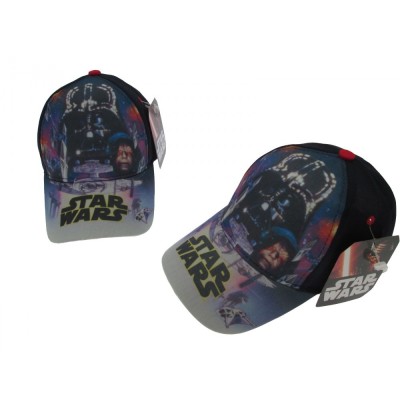 CAPPELLO BASEBALL CAP STAR WARS CARTOON DARTH VADER TESTA