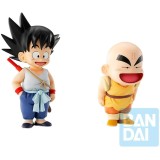 BANDAI DRAGON BALL GOKU and KRILLIN ICHIBANSHO MASTERLISE STATUE PVC FIGURE