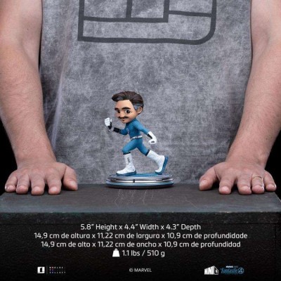 IRON STUDIOS FANTASTIC FOUR FIRST STEPS MISTER FANTASTIC MINICO PVC FIGURE STATUE