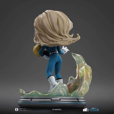 FANTASTIC FOUR FIRST STEPS INVISIBLE WOMAN AND FRANKLIN MINICO FIGURE STATUA IRON STUDIOS