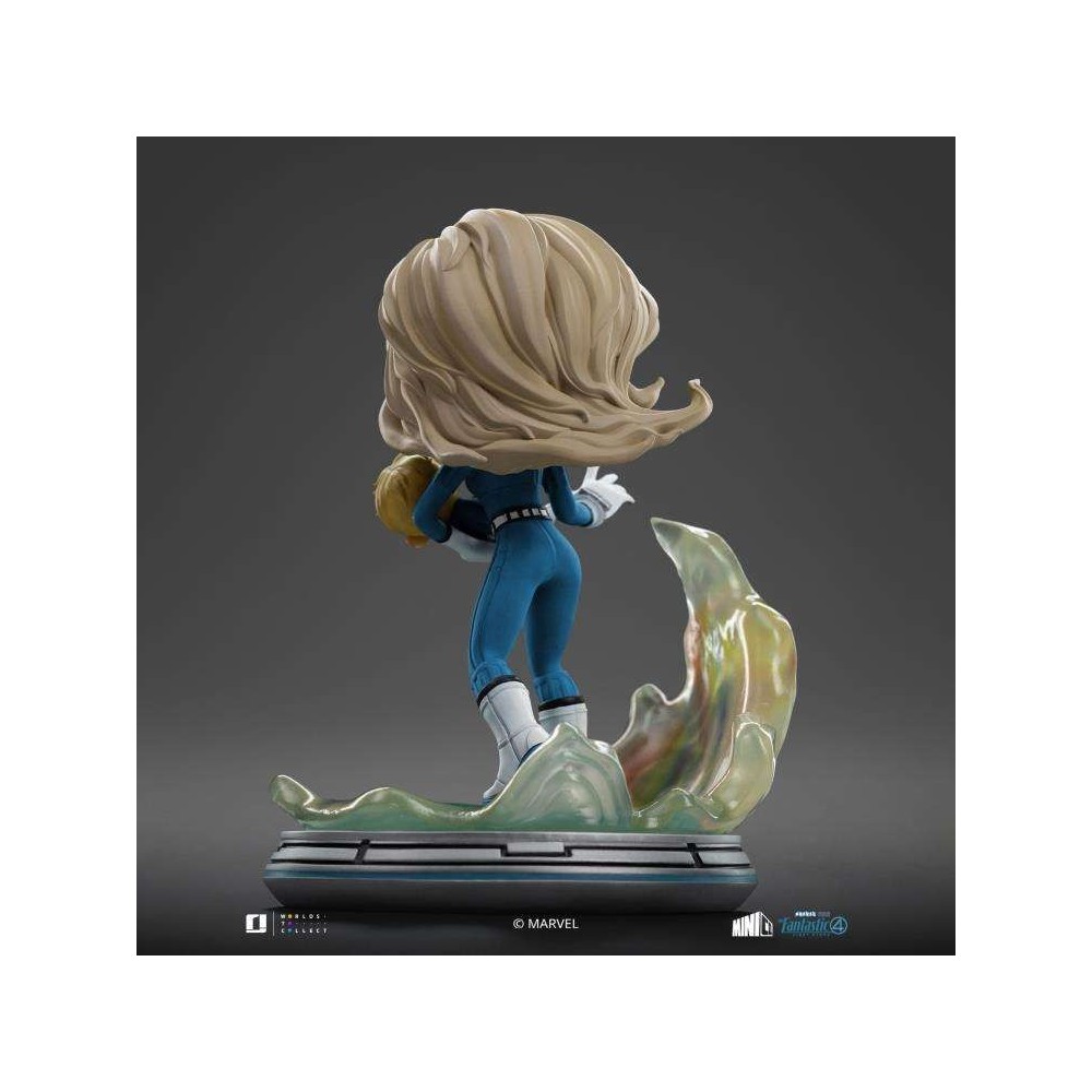 FANTASTIC FOUR FIRST STEPS INVISIBLE WOMAN AND FRANKLIN MINICO FIGURE STATUA IRON STUDIOS