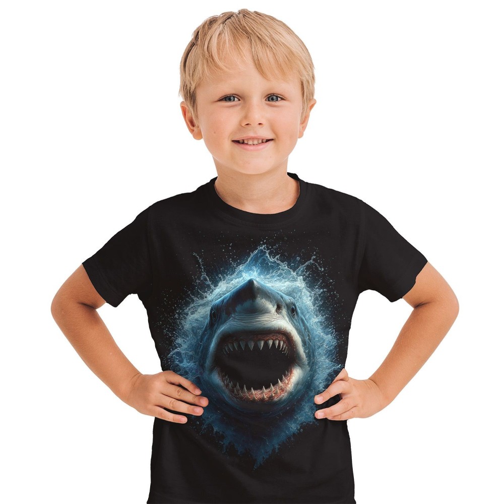 MAGLIA T SHIRT BAMBINO DARK EMBER SQUALO