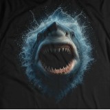 T SHIRT CHILDREN DARK EMBER SHARK