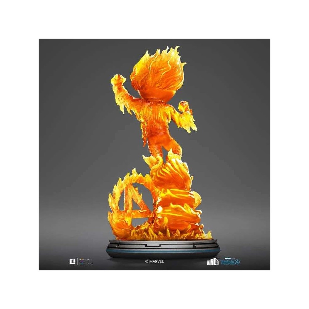IRON STUDIOS FANTASTIC FOUR FIRST STEPS HUMAN TORCH MINICO PVC FIGURE STATUE